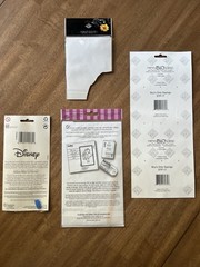 Vintage Scrapbook Craft Lot Stickers Rub Ons Brads Disney K&Company 22+ Items