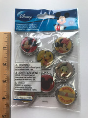 Lot EK Success Disney Scrapbook Stickers Mickey Cars Nemo Bottle Caps