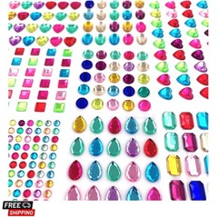 365pcs Round Jewels Stickers Gem Stickers Rhinestone for Crafts Sticker Gems …