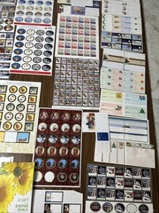 Massive Vintage Christmas Scrapbooking Ephemera Sticker Sheet Junk Journal Craft