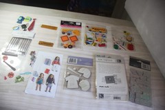 Sticker lot American girl, school stuff, sports, travel, family 3-d collection