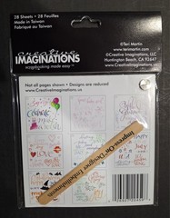 Creative Imaginations byTeriMartin-28 Sheets of Impress-On DesignerEmbellishment