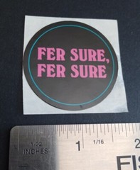 Vintage Stickers VALLEY GIRL Humor Sticker Mod VTG 80s VERY GLOSSY