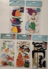 Lot of 17 packs All JOLEE’S BOUTIQUE Dimensional Scrapbooking Stickers