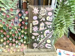 Set of 5 Vintage Girl Power Party Themed Sticker Sheets Beth Balogh AGC Hallmark