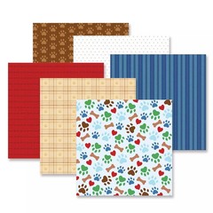 Creative Memories Ruffin’ It Paper Pack (12/pk)