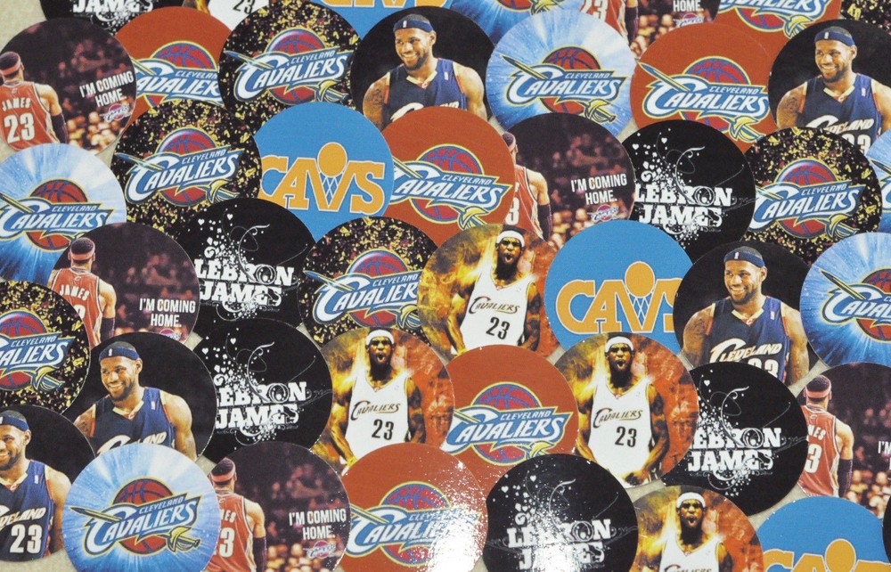 100- 1″ PRECUT Basketball Bottlecap images.
