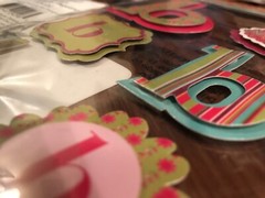 Scrapbook Stickers Letters Alphabet Monogram Wood & 3D Floral 6 Pkgs NEW Craft