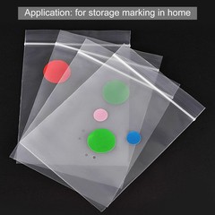 Color adhesive round label 13mm white pack of 1320