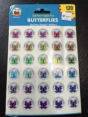 Christian Dazzle Stickers Acid Free Butterflies