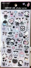 GAIA Topping LAB Sticker Kawaii Animal Rabbit Dog Cat Love Kids MADE IN JAPAN