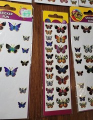Sticker Creative Play kids Crafts DIY Decoration Scrapbooks Cards- Butterfly