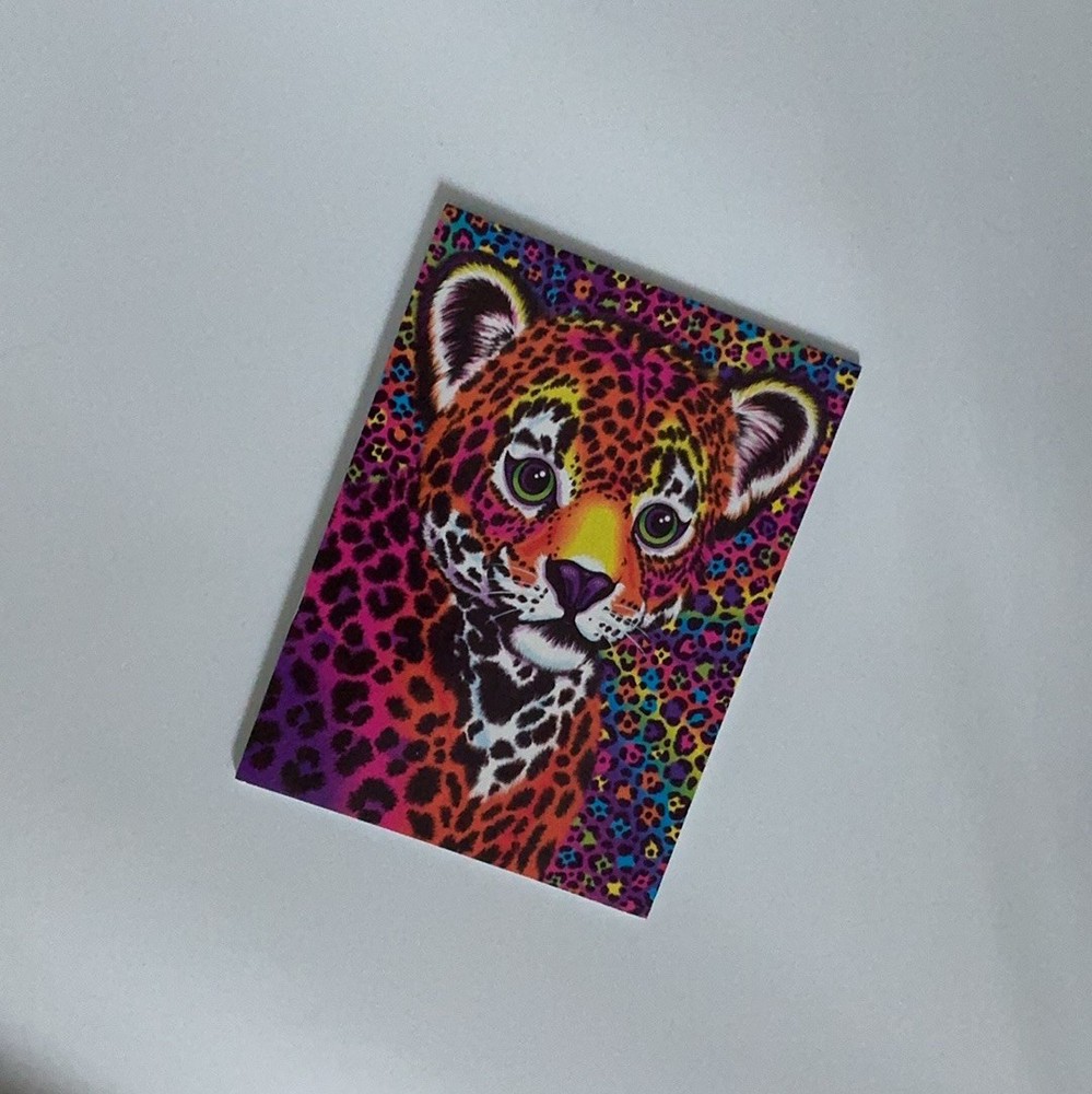 Lisa Frank Rainbow Leopard Sticker Activity Pad w/ Sticker Sheets