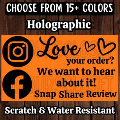 50 INSTAGRAM STICKERS 2.25″ ENVELOPE LABELS SHIPPING FACEBOOK SEALS SHOP SMALL