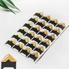 10 Sheets Border Stickers for Scrapbooking Photo Corners Album Fixed