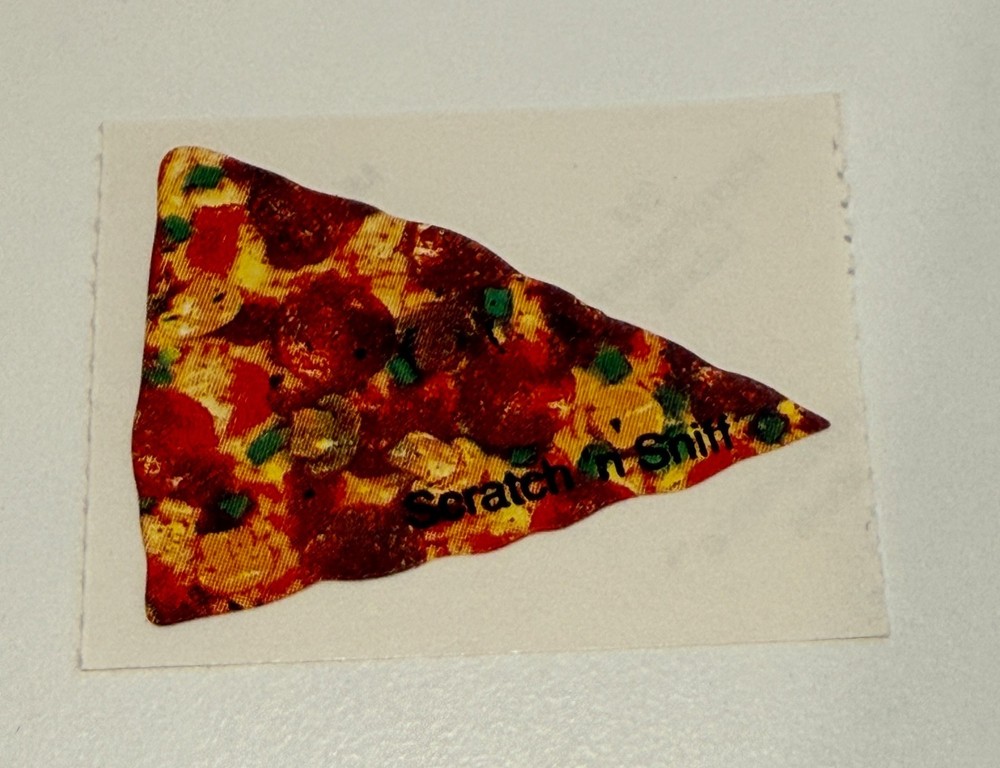3M Vintage Scratch and Sniff Sticker – Pizza