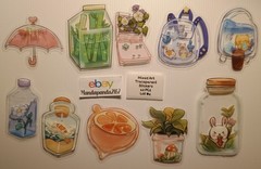 Mixed Art – Transparent – Stickers -10 PCs- 5 different styles! See Description