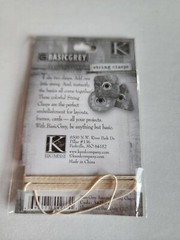 Basic Grey New Metal Scrapbooking Embellishments String Clasps Card Retired #26