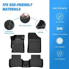 Nilight TPE Floor Mats for Nissan Altima 2007 2008 2009 2010 2011 2012 All We…