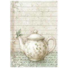 Stamperia Mini Rice Paper- Herbarium Silvae A6 , DFSA6X02
