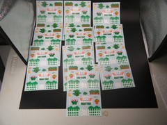 Vintage Mrs. Grossman’s Stickers by the Yard, White Picket Fence 1993 10 sheets