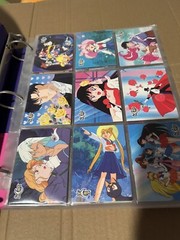 Vintage Lisa Frank Koala Binder With Sailor Moon Trading Cards