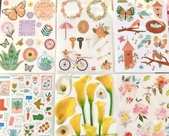 279 Sticker Bulk Hallmark AGC Carlton Creative Memories Paper Source Studio y2k