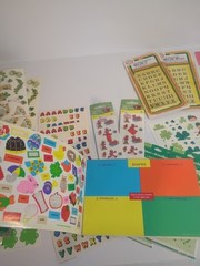 HUGE Vintage Sticker Lot & Sticker Book! St Patrick’s, Letters, Elmo, Sandylion