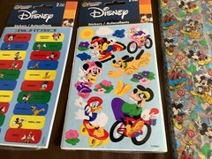 SANDYLION Stickers WILTON Treat Bags Disney Mickey Mouse And Friends NIP Lot 3