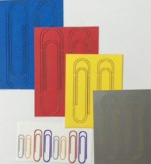 PAPER CLIPS Laser Die-Cuts(8pc)Deluxe Cuts📎Office Supplies📎Secretary📎School📎