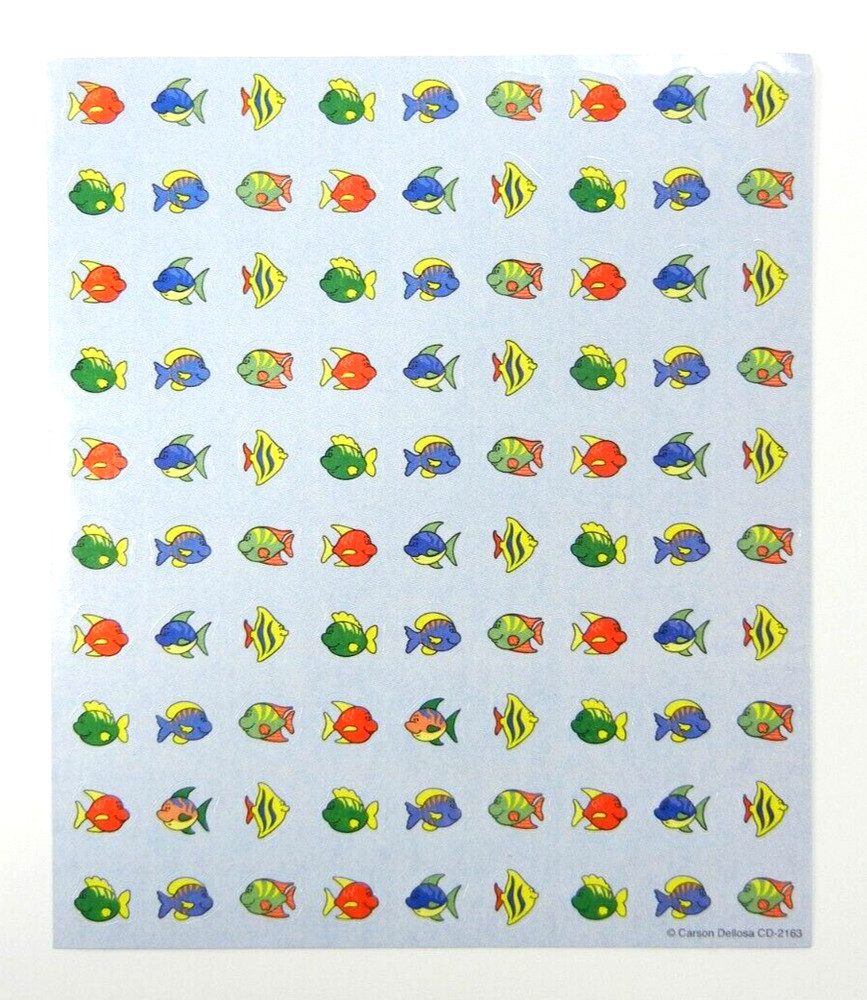 Fish Chart Stickers Carson Dellosa
