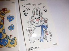 Stickers SUZY’S ZOO Baby Lullabye Bunny & Patches the Giraffe CUTE Babies 2 Mods