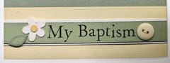 Pebbles Inc. Baptism Girl-Blonde Cardstock Stickers Preacher Yellow Hair Flower