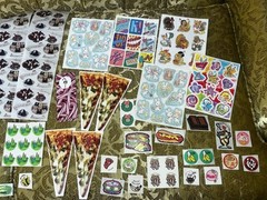 Huge Lot Vintage Scratch And Sniff Stickers and non sniff sticksniff stickers