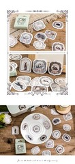 46pcs Bunny Sticker Pack, Cute Bunny Label, Die Cut Rabbit Decal, Mini Forest