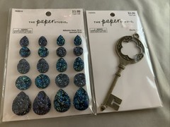 THE PAPER STUDIO / CRAFTERS SQUARE Adhesive Gems, Charms, Jewels, Photo, Signs
