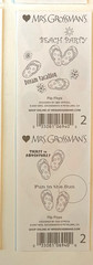 LOT Of 6 STRIPS MRS GROSSMAN’S Stickers FLIP FLOPS Fun In The Sun 2007 Beach
