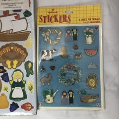 Oriental Trading Company And Hallmark Stickers Thanksgiving