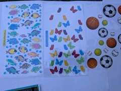 Sticker Lot Arts And Crafts Fish Beach Sports Flowers Hawaii Butterflies