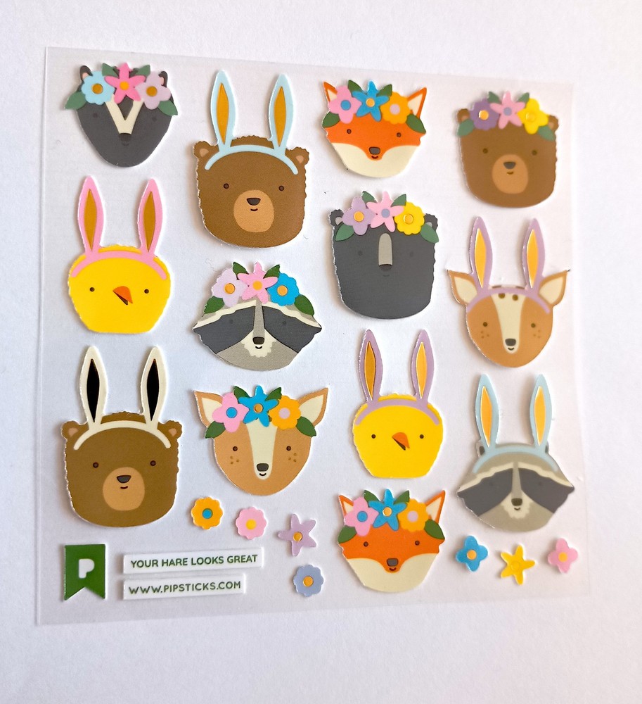Pipsticks Sticker Sheet Dragon Circus Birdhouse Frog Rain Painter -Y ou Choose