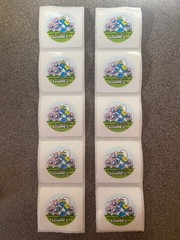 Smurf Smurfette Everything is Coming Up Smurfy! Stickers Lot of 10 Vintage 1983