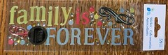 Momenta ATD Puffy ~Family Forever~ Title Swirl Dots 3D Scrapbook Stickers