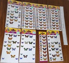Sticker Creative Play kids Crafts DIY Decoration Scrapbooks Cards- Butterfly