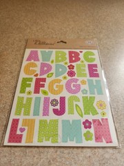 K & Company/Life’s Little Occasions~Spring Alphabet Stickers