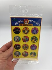 2 Packs 1983 Vintage Sticker Store McDonald’s Ronald McDonald Sealed Stickers