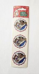 Vtg Sandylion Stickers VHTF Belle Beauty and the Beast Enchanted Christmas
