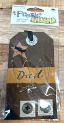 Handmade Gift Tags By Rebecca Sower Designs For EK Success With Rustic Brown Sta