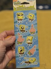 NEW Spongebob Squarepants Patrick stickers sheets sealed y2k 2006