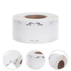 Blank Writable Stickers on Roll White Self Adhesive Labels for Easy Note Taking