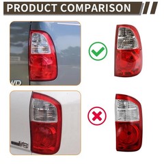 Tail Light Assembly Compatible With 2005-2006 Toyota Tundra Fleetside Regular…